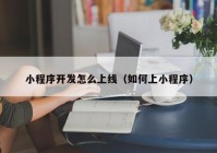 小程序開發(fā)怎么上線（如何上小程序）